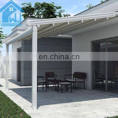 Garden Motorized Pergola Roof System Waterproof Bioclimatic