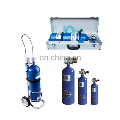 Greetmed Factory price medical mini oxygen bottle