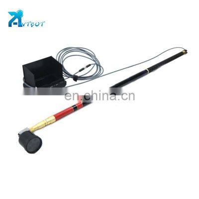 Fishing farm inspection used underwater telescopic pole camera