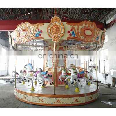 Theme park  attractive horse hot sale fun merry go round for sale