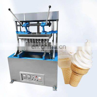 Industrial Electric Waffle Bread Cone Pizza Rolling Maker Manual Ice Cream Biscuit Cone Machine price