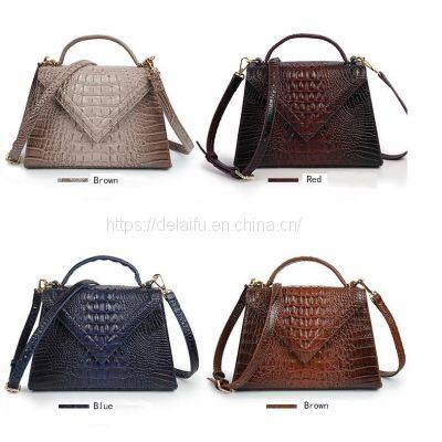 Amazon Best-selling Crocodile Print Handbag the Middle-east Hot Style Ladies Bags in Stock photo-5
