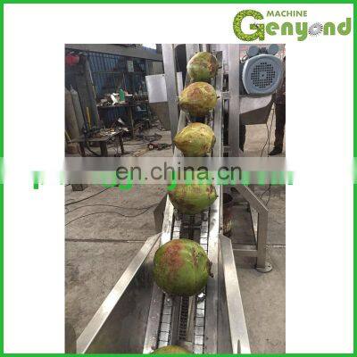 GYC Automatic Fresh Green Tender Young Coconut Cut Half Cutting Machine photo-5