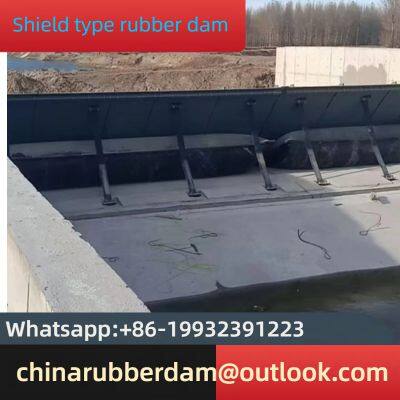 Factory supplies and sells inflatable rubber dams in stock. China produces water retaining dams and air shield dams