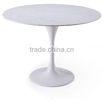 Home furniture tulip table round shape marble table