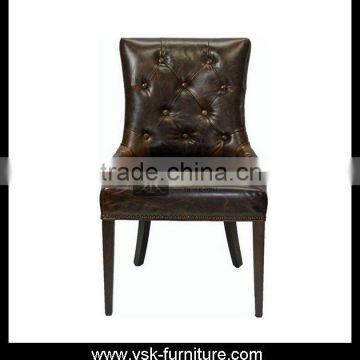 DC-217 Senior Villa Parlor Genuine Leather Chair