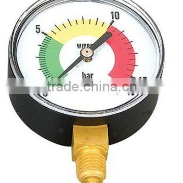 Y63 Standard Pressure Gauge In Acrylic Lens