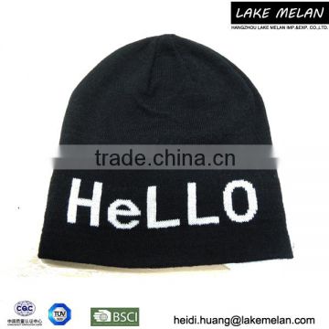 Best Seller 100%Acrylic Knitted Hat With Character LMKX-038