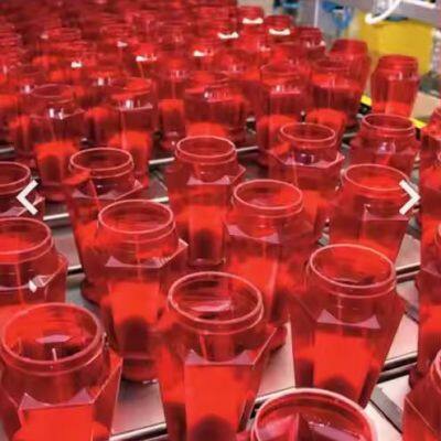 Christmas Candle Jar PVC Compound Granules