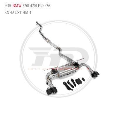 HMD SS304 Exhaust Catback for BMW 320i 420i F30 F36/ 320I G20/320i 330i G20/420i F36 Muffler With Valve For Cars Whatsapp+86 18946955156