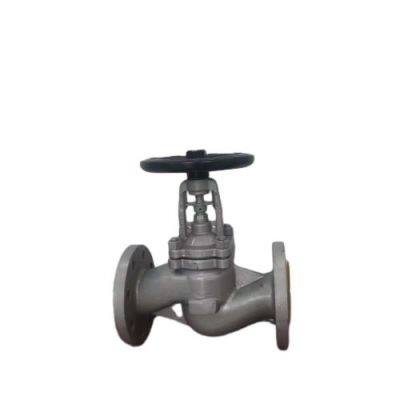 PN40 Rated DIN Globe Valve with Bellows Stem Seal, Carbon Steel Body, DN15-400 Full Range