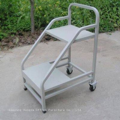 Space-Saving Steel 2-Step Ladder Stool (H700mm) | Easy Assembly, Multifunctional Design for Home & Office Use