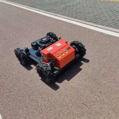 Agricultural Robotic Gasoline Cutting Width 800Mm Remote Operated Robotic Slope Mower photo-4