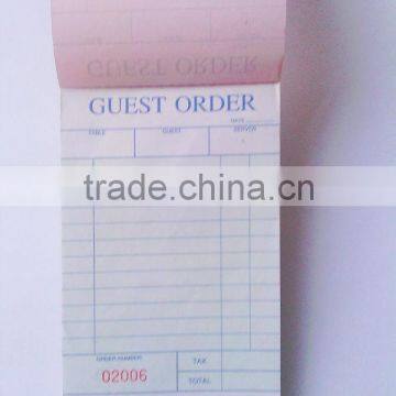 guest check book