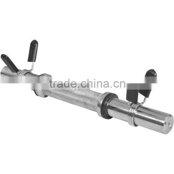 Short Dumbbell Bar With Spring Collars 35cm photo-2