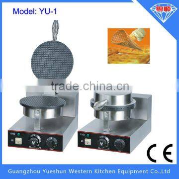 professional factory Hot selling single plate commercial waffle cone machine ce approved