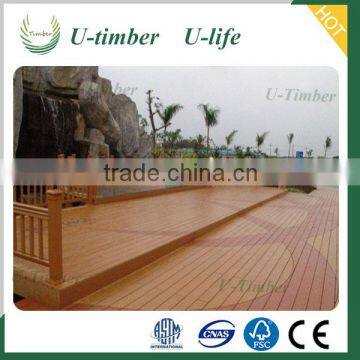 Camino anti-slip anti-UV decking materials wood colour wpc decking