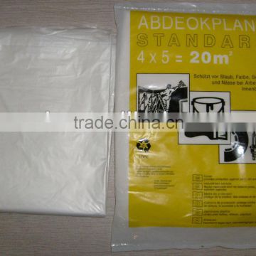 ISO disposable pe drop cloth for waterproof