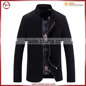 2016 New design formal plus size cotton jacket for men