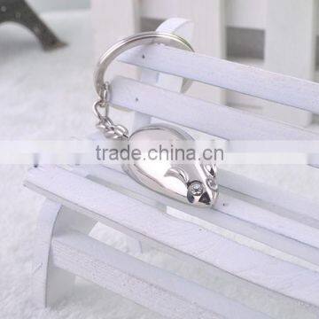 Rhinestone Special Gifts Minimalist Style Keychain Blue Eyes Mouse Key Chain photo-3