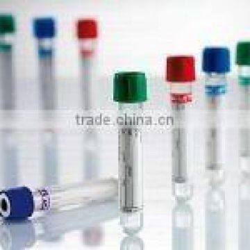 Medical disposable vacuum blood test tube clot activator