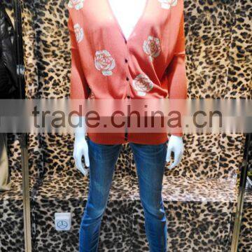 2016 Wholesale Ladies Fashion Long Sleeve Wool Blouses Sweater for Women