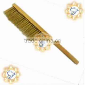 Beekeepers Double row bee bristle brush Wooden Handle bee brush