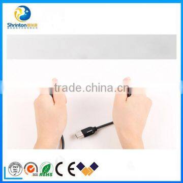 Tough Flat USB Data Cable Phone Charger Cable Sync Black Color USB2.0 Cable for IPhone5 photo-5