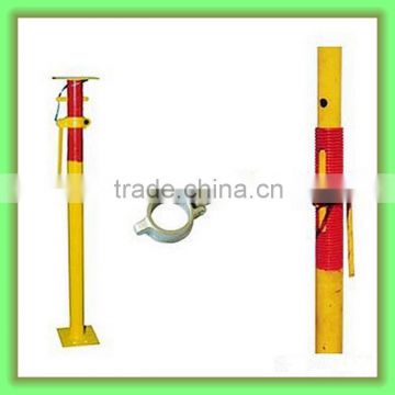 High strength 1-8m powder coated adjustable telescopic post shore