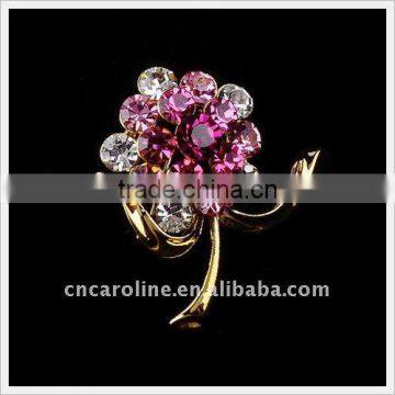 2012 New Design Vintage Crystal Beaded Brooch Designs