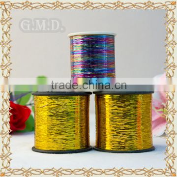 2015 Trade Assurance High Quality M-type Gold Flat Metallic Yarn