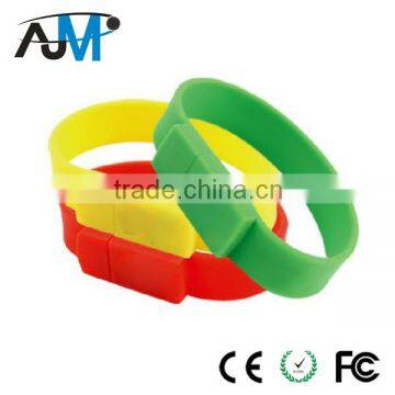 2015 Hot selling wristband usb factory China