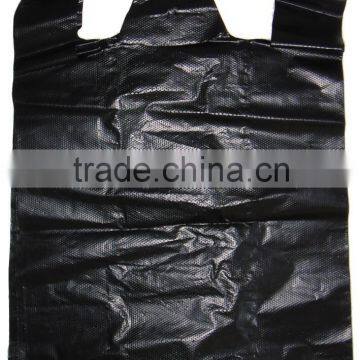 Wholesale Black Vest Plastic Cheap Shopping Bag