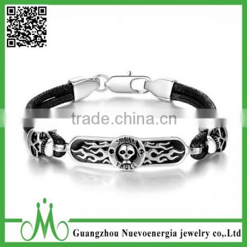 Hot sale clear silicone bracelets with stainless steel clasp