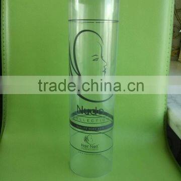 plastic hair packaging tubes,hair extension tube