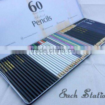 hotsales 60pcs/box set 7inch hb pencils in bulk