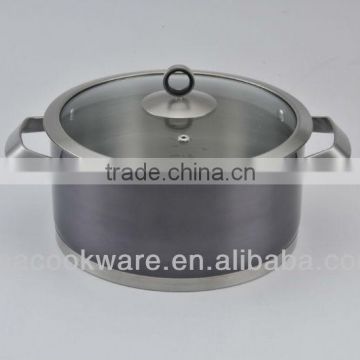 304 Transparant High Temperature Coating Stainless Steel Casserole