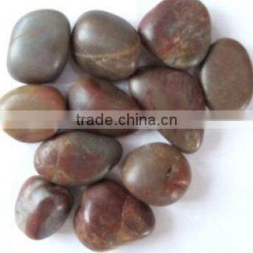 Red polished pebble