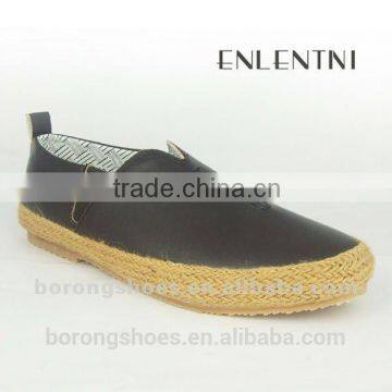 Don't tie his shoes cheap fashion comfortable black canvas shoes wholesale