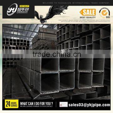 building material welded square steel pipe galvanized/welded tube square