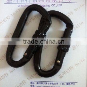 BLACK PLATED CARABINER QUICK LINK /WIRE ROPE ACCESSORY photo-4