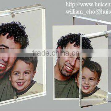 Customizable acrylic photo booth frame