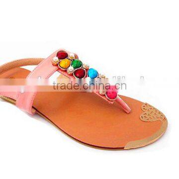 Fashion Lady Fancy Flat Heel Colorful Slippers photo-4