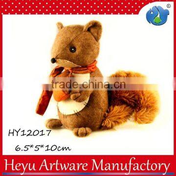 Cute Doll Plush Squirrel Stuffed Soft Fluffy Tail Plush Squirrel Toy photo-2