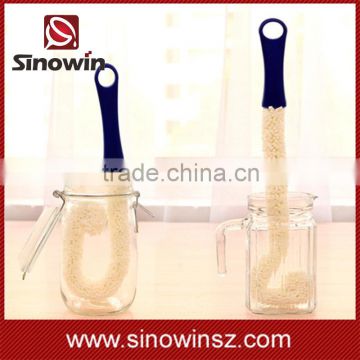 Soft Foam Tipped Bottle Washing Cleaning Brush for Glass Bottle / Decanter