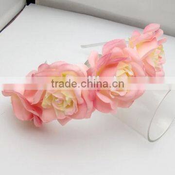 Beautiful flower colorful flower headband crown on sale H4013