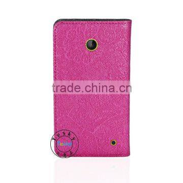 CHARMING FLOWER PATTEN PU LEATHER CASE CUTE COVER FOR NOKIA LUMIA 630