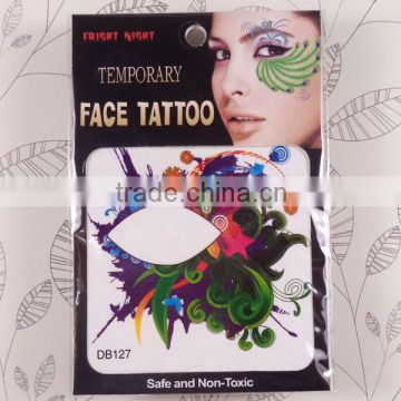 full face temporary tattoo eyes tattoo sticker