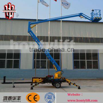 New technology hydraulic towable boom lift with CE