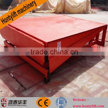 2015 hot sale motorcycle hydraulic ramps/stationary hydraulic yard ramp